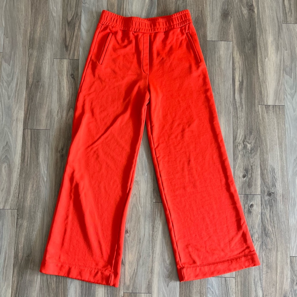 By Malene Birger Saveun Pant In Poinciana Red Wide Leg High Rise Sweatpants M